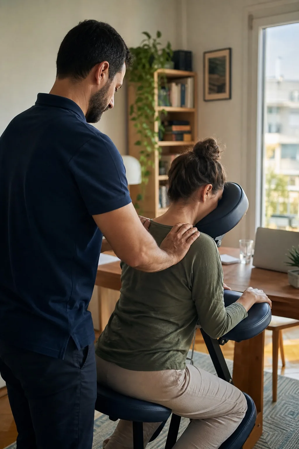 Everyday Wellness συνεδρία αποφόρτισης στον χώρο του πελάτη